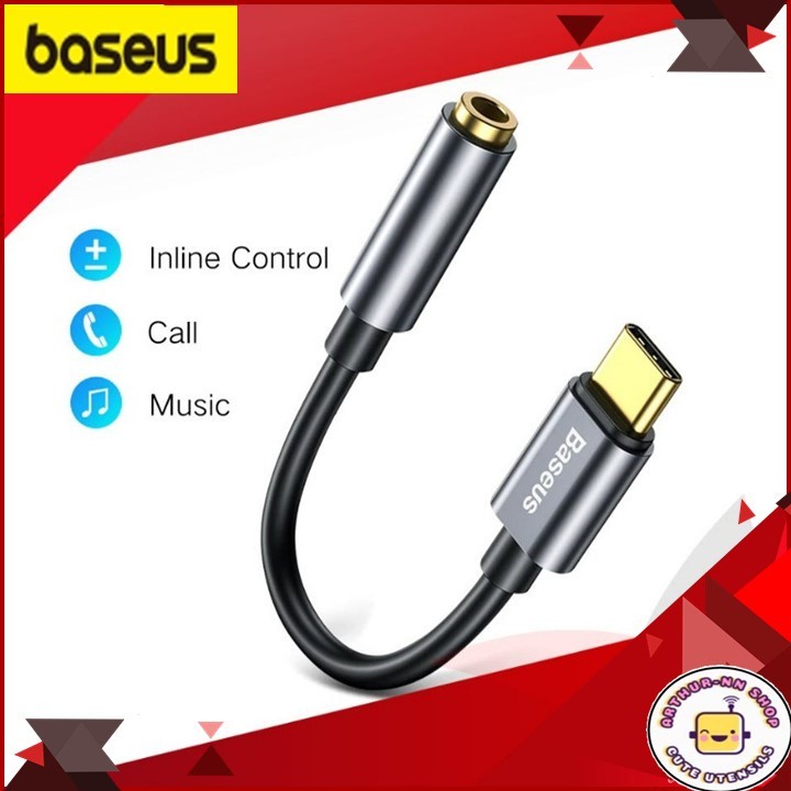 Baseus Type C to 3.5mm AUX Adapter USB-C Type-C to 3.5 mm Headphone Audio