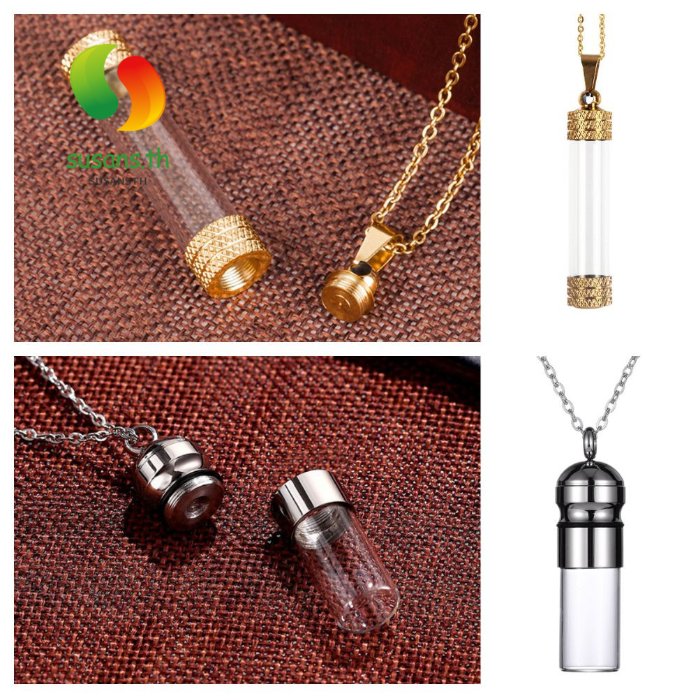 ของพวกเขา ปรารถนาขวดจี้, เก็บไว้ สําหรับขี้เถ้า ทรายแก้ว โรงสี สร้อยคอ, ที่ระลึก Jewellery ของขวัญทองเงินขี้เถ้า Urn สร้อยคอ
