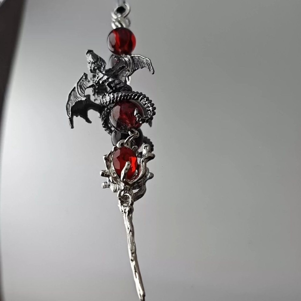 Sylus Dragon Shadow Fall แรงบันดาลใจ Handmade ลูกปัดสายโทรศัพท์ – CCD กล้อง & Journal ตกแต่งจี้"