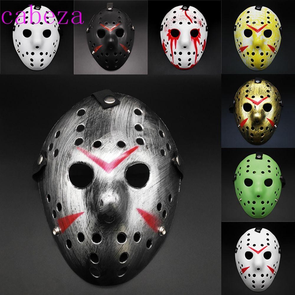 CABEZA Masquerade Mask Eye Mask เครื่องแต่งกายสยองขวัญ Mardi Gras Hockey Carnival Party Jason Voorhe