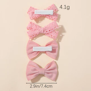 4 ชิ้น/เซ็ตลูกไม้ Bows กิ๊บติดผมสําหรับสาวน่ารัก Handmade Corduroy Hairpin Barrettes ใหม่ Headwear เด็กอุปกรณ์เสริมผมของขวัญ