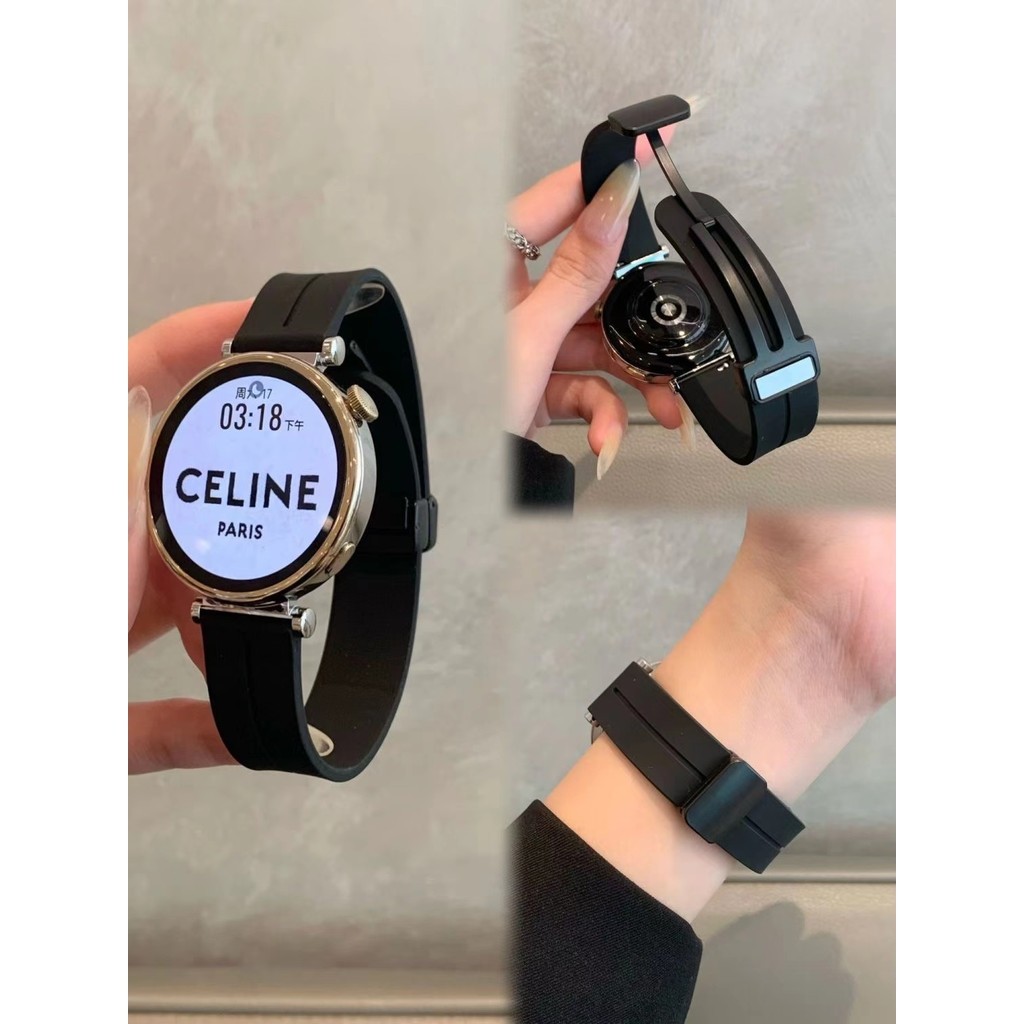 สายนาฬิกาGarmin rey venu2s venu3s vivoactive4s 3s 255s 265s  245sแม่เหล็ก สายนาฬิกา18mmสำหรับผู้หญิง