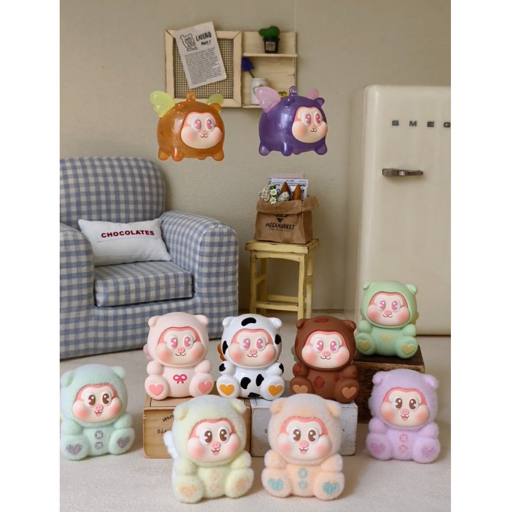 Flying Piggy MINI Blind Box sllo Flying Piggy Series MINI Blind Box end Box Trendy Play Doll Doll De