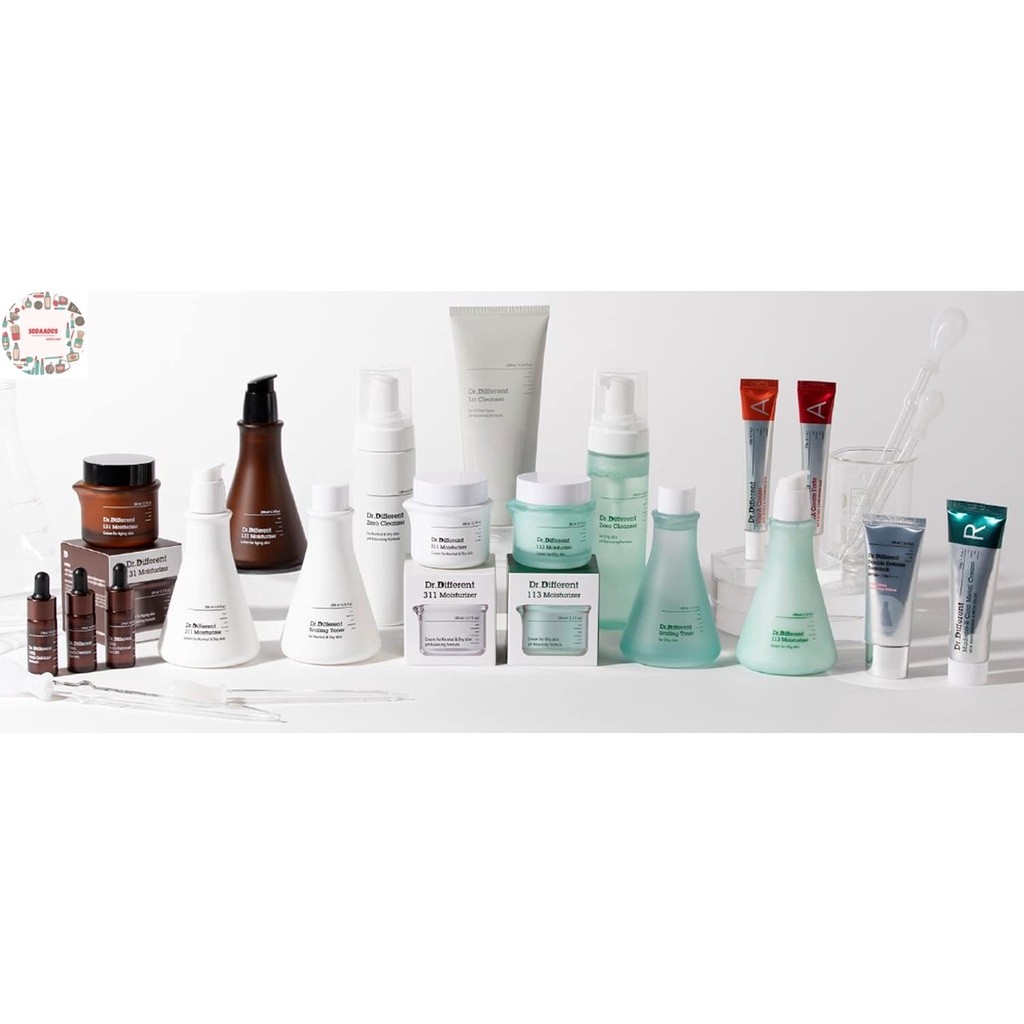 Dr.Different Vitaacnal TX Night Cream, Vitalift-A 20g, 113, Moisturizer 100ml, Scaling Toner 200ml, 