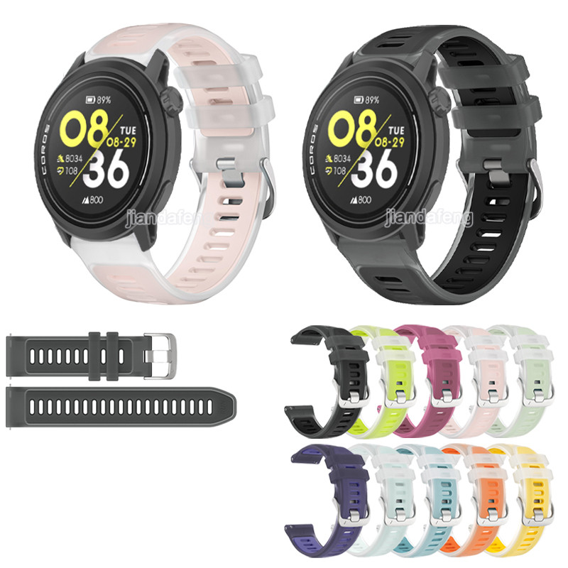 สายซิลิโคนเยลลี่โปร่งแสงสําหรับ COROS PACE 2 3 APEX 2 pro APEX 42 มม.46 มม.