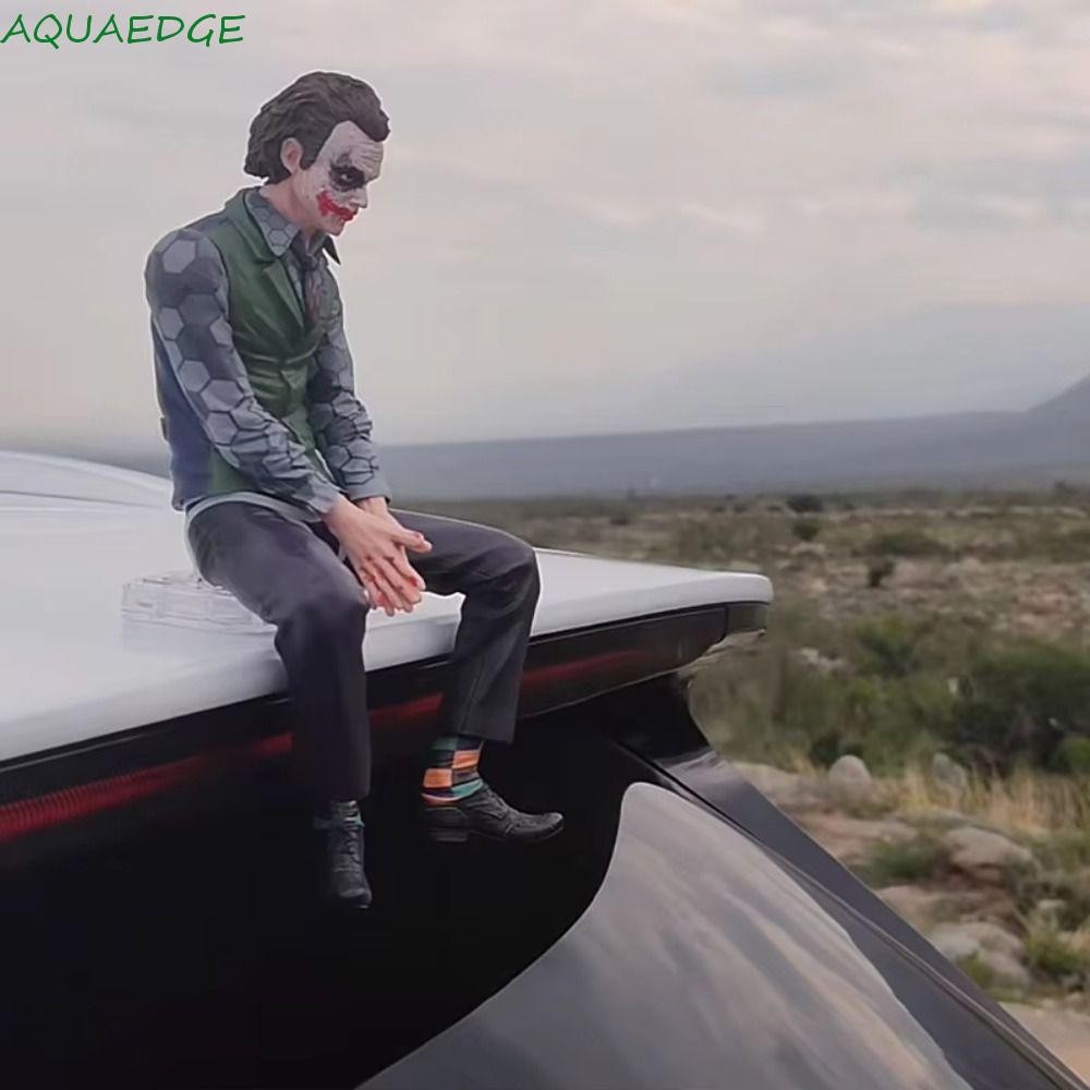 Aquaedge Heath Ledger Action Figures, Dark Knight นั่ง Gotham Joker Dc รูป, การ์ตูนสีเขียวชุดมือถือ Joker หน้ากากฆ่าตัวตาย Squad ตุ๊กตารถตุ๊กตาของเล่น