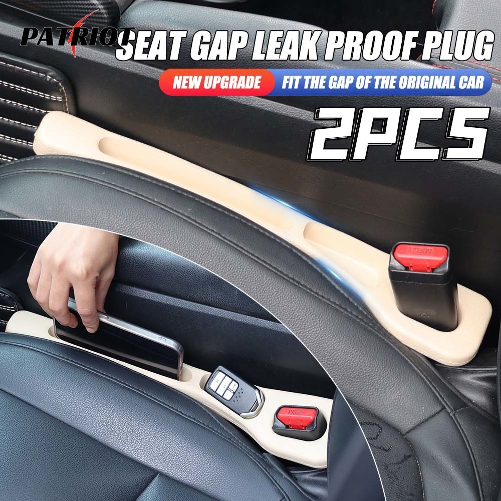 1/2 ชิ้น Anti-Drop ที่นั่งด้านข้าง Gap Plug - อุปกรณ์ตกแต่งภายในอัตโนมัติ - EVA, กันน้ํา, Universal - Leak-Proof Gap Filler Organizers - Driver & Co-Driver Seat Edge Seam Strips