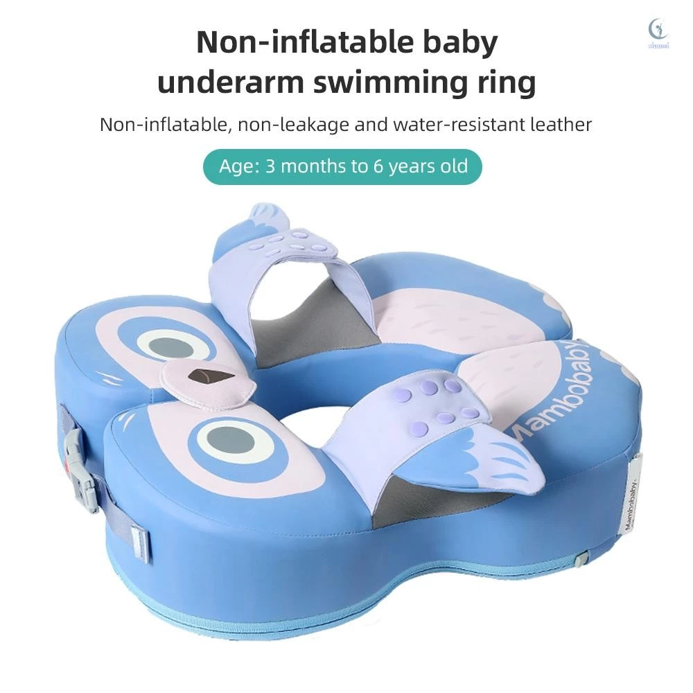 Mambobaby ห่วงยางว่ายน้ำเด็ก แบบไม่เป่าลม สำหรับเด็ก 3-72 เดือน thumbnail 9