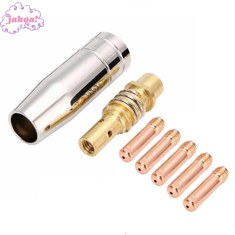 หัวฉีดป้องกัน 0.6 มม.-1.2 มม. อุปกรณ์เสริมชุดวัสดุสิ้นเปลืองนําไฟฟ้า MB15 15AK