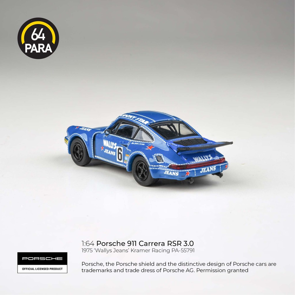 PARA64 1:64 1974 Porsche 911 3.0 RSR 'Wally's Jeans' รูปที่ 2