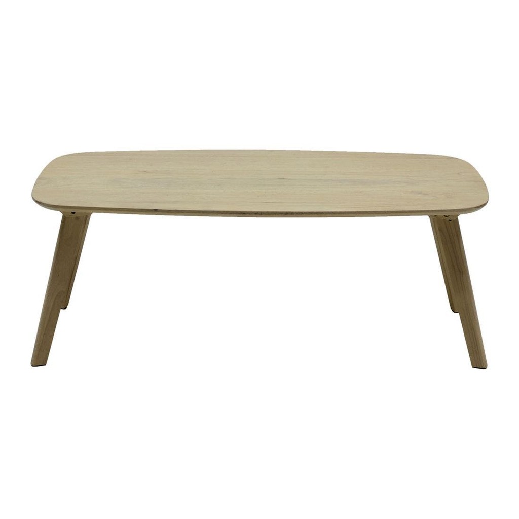 SB Design Square โต๊ะกลางไม้ล้วน รุ่น Whency สีไม้อ่อน (60x35x32 ซม.)  แบรนด์ KONCEPT FURNITURE
