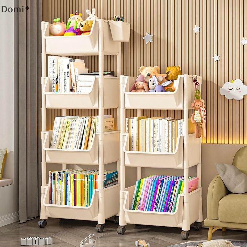 เพลิดเพลินไปกับรถเข็นชั้นวางหนังสือชั้นวางหนังสือที่สามารถเคลื่อนย้ายชั้นเก็บห้องครัวมือถือขนมขบเคี้ยวรถเข็นชั้นเก็บหลายชั้นเชลวีที่มีล้อ[ใหม่]