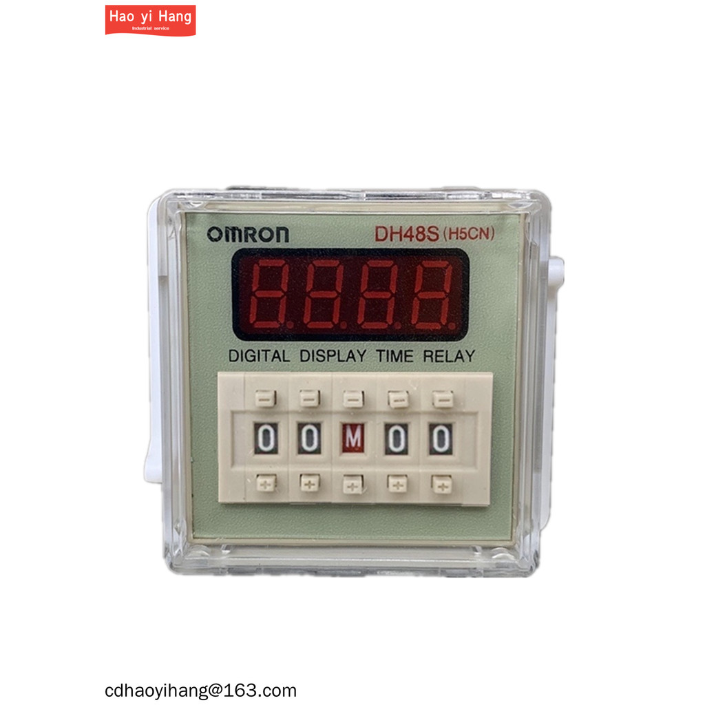 Omron DH48S-S -1Z -2Z(H5CN) จอแสดงผลดิจิตอลเวลาหน่วงเวลารีเลย์จับเวลา