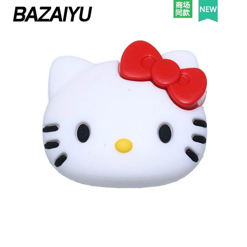 1 ชิ้น hello Kitty สนุกและสีสัน crosc Shoe charms พร้อมอุปกรณ์เสริม crosc การ์ตูน