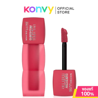 Maybelline New York Super Stay Teddy Tint 5ml เมย์เบลลีน นิวยอร์ก ลิปสติกเนื้อทินท์ สัมผัสนุ่ม