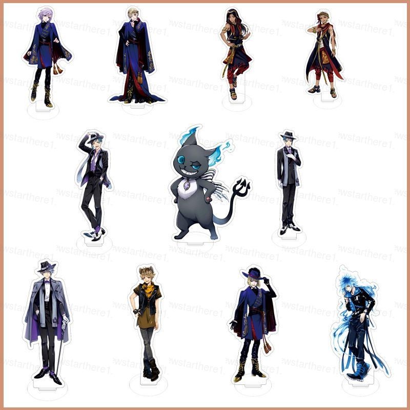 Jason Twisted Wonderland อะนิเมะ Action Figure ของเล่นขาตั้งโต๊ะ Grim Dire Riddle Ace Leona อะคริลิค Charactor Gi