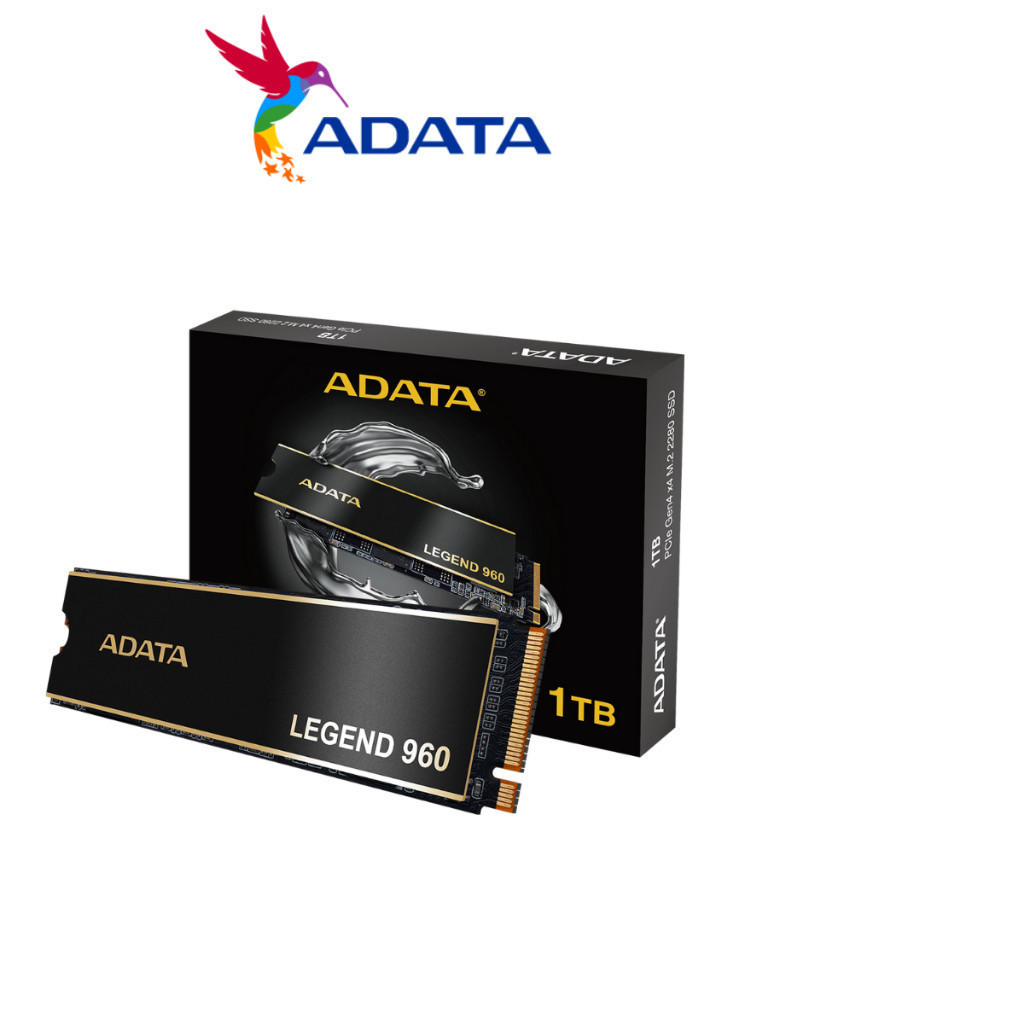 ADATA Legend 960 M.2 ความจุ 1TB, 2TB (PCIe NVMe Gen4 x4 SSD) Max 7,400 MB/s 6,800 MB/s ประกันศูนย์ไท
