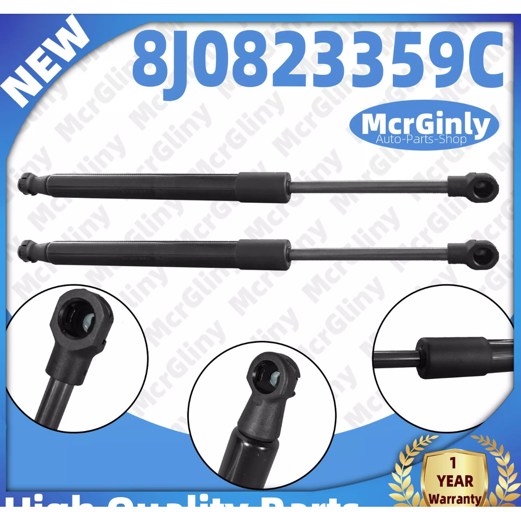ลิฟท์ฝากระโปรงหน้า 2 ชิ้นรองรับ 8J0823359C สําหรับ Audi TTS Quattro/ TT/ TT RS Quattro 2007-2014