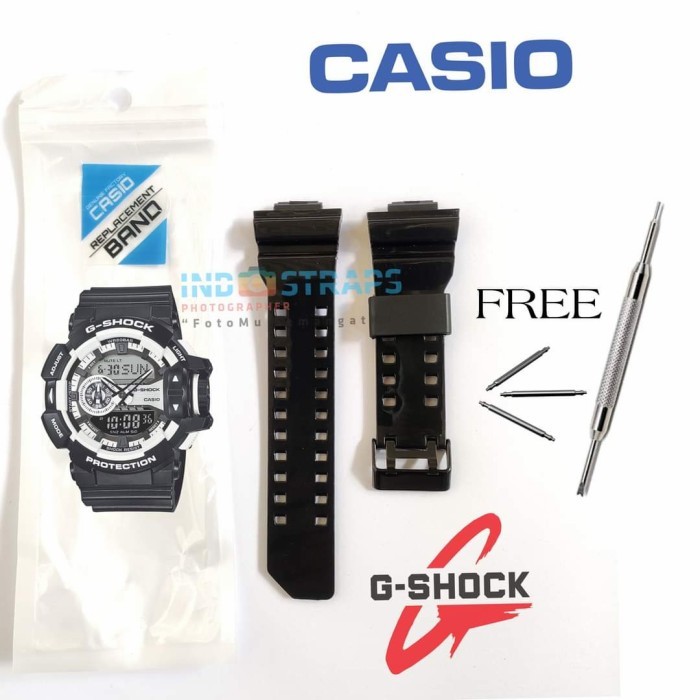 CASIO GSHOCK G-SHOCK GA400 GA-400 WATCH STRAP RUBBER STRAP
