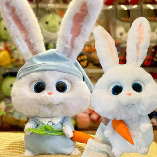 พร้อมส่ง ตุ๊กตากระต่าย ตุ๊กตากระต่ายสโนว์บอล snowball the bunny ตกแต่งแครอท นุ่มและน่ารัก ของขวัญวันเกิดสำหรับสาว ๆ