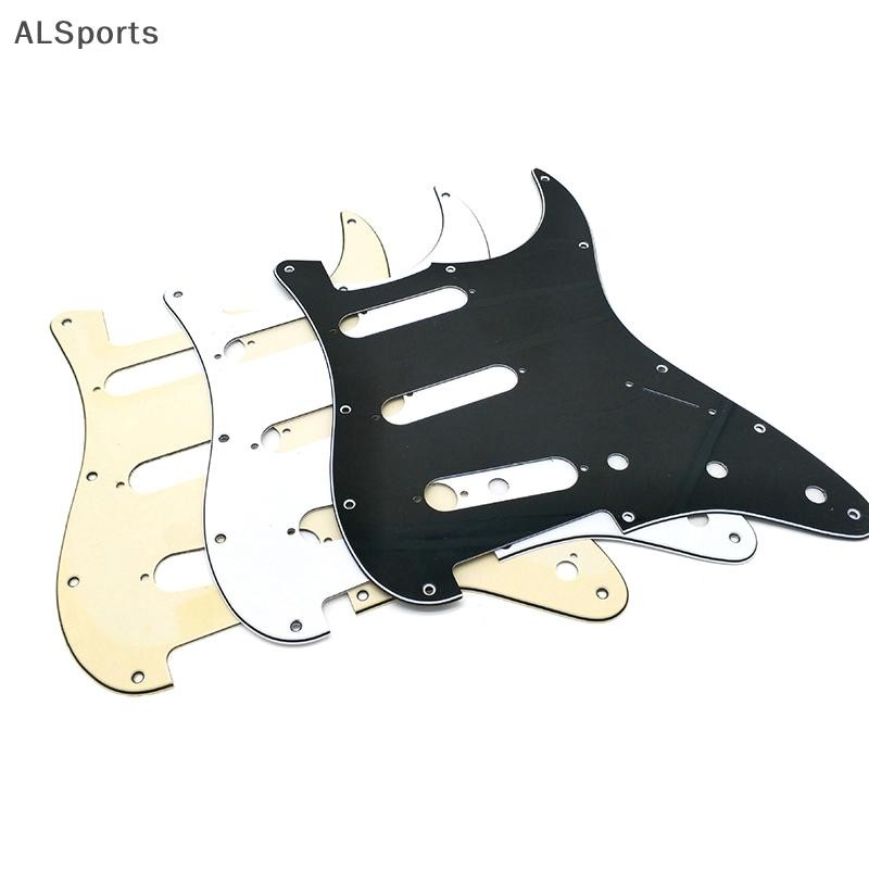 [ALSports] Sss Electric Guitar Pickguard Back Plate Pickup Cover Knob Tips For Electric Guitar Guard [th]