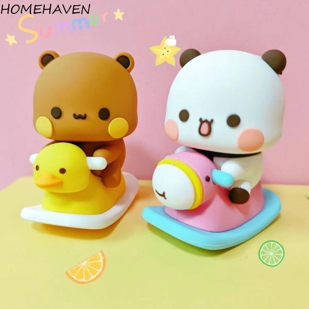 Homehaven Bubu Dudu Panda Bear รูป, Panda Collectible Panda Bubu Dudu รูปตุ๊กตา, น่ารักอะนิเมะรูปหมีการ์ตูน Panda Bubu Bear ของเล่นคริสต์มาสของขวัญ