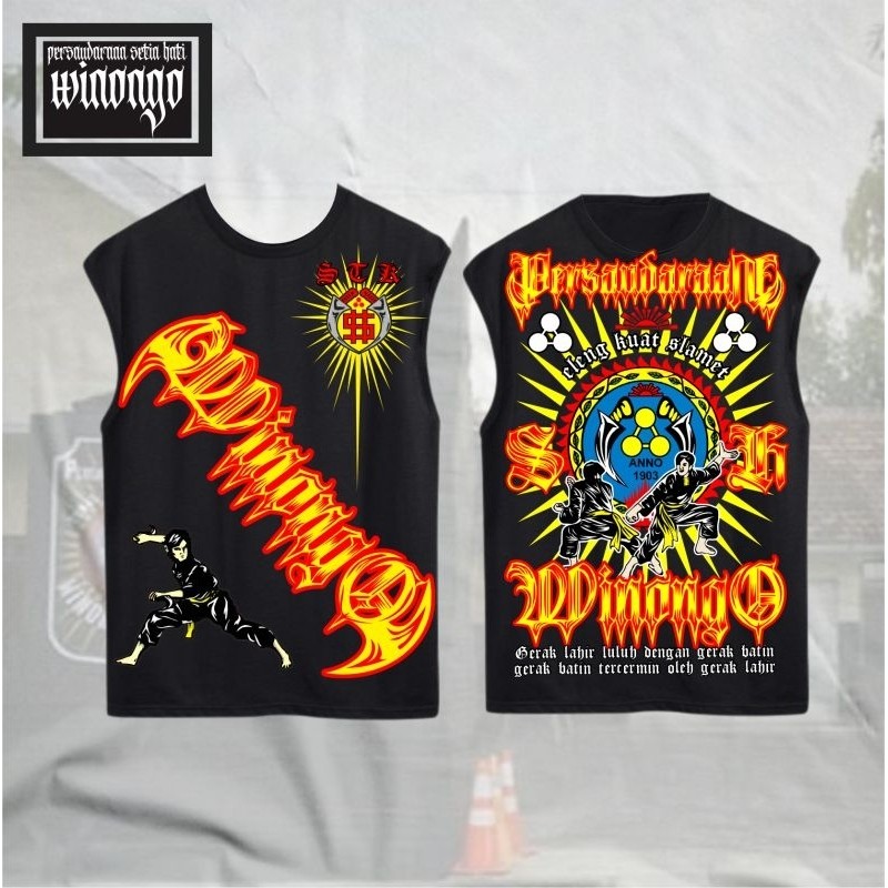 SH Winongo Eling Strong Slamet Brotherhood เสื้อกล้ามเสื้อยืดโดย Asyawil Store CA4