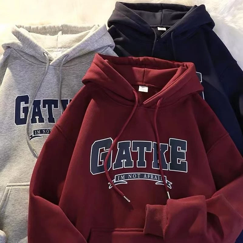 MNO.9 Hoodie M248 สกรีนอก มีกระเป๋า ผ้าสำลีหนานุ่ม thumbnail 9