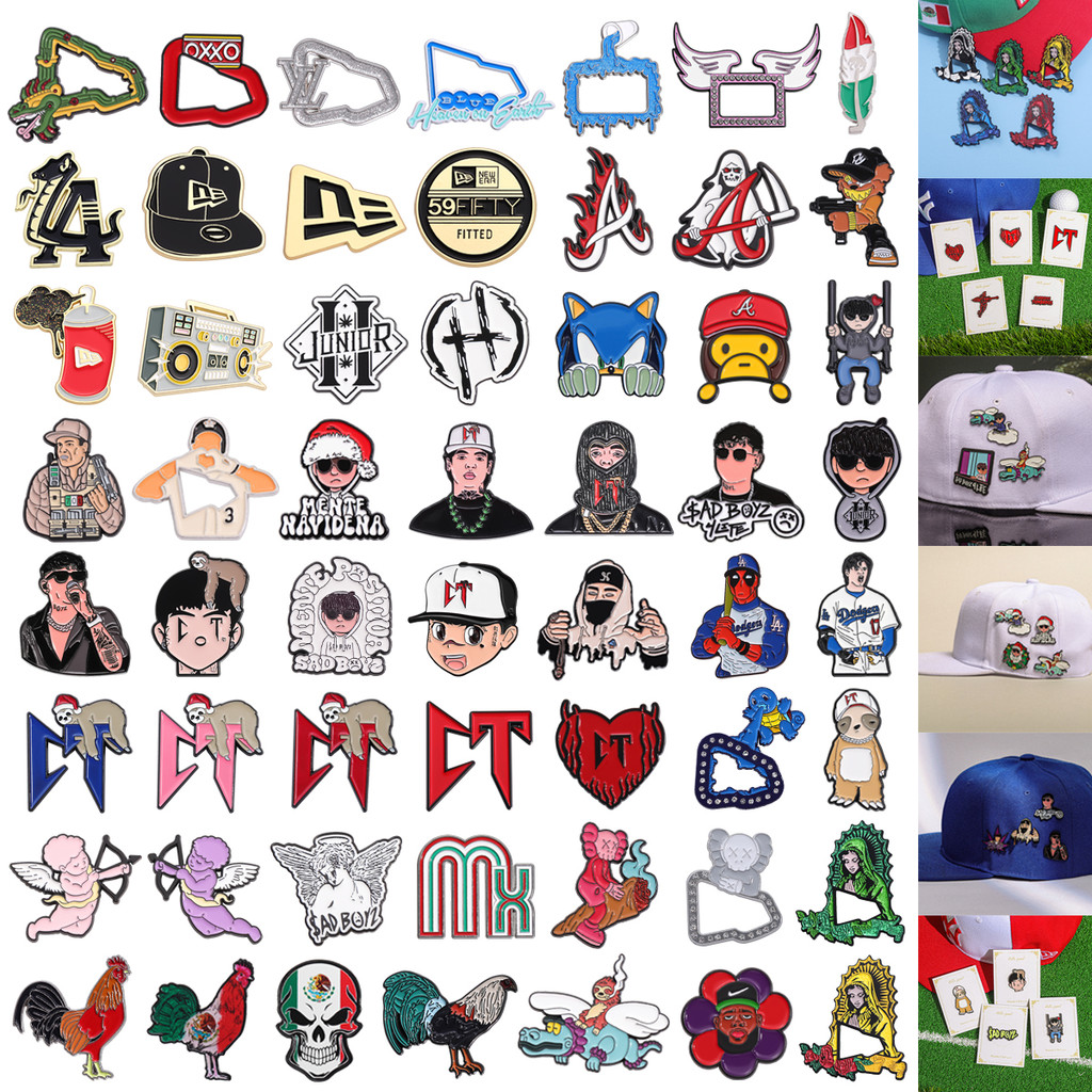 หมวกเบสบอล Pin เม็กซิกัน Retro หมวกโลหะตกแต่งป้ายอุปกรณ์เสริมของขวัญเครื่องประดับสําหรับเพื่อน