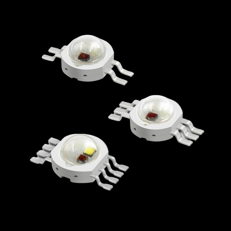 10pcs 3W 3W * 4 High-Power LED Full-สีชิปLED Beam RGBW 4pin 6pin 8pinสีลูกปัดสําหรับPar Light