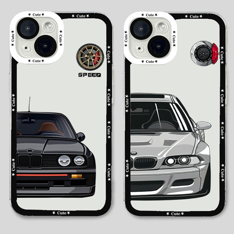 แฟชั่น JDM Dream รถสําหรับ Xiaomi Redmi 14C 13 12 13C 12C 9A หมายเหตุ 14 13 12 11 Pro Plus Turbo 3 11S 12S 10 9S Pro กีฬารถซิลิโคนกันกระแทกซิลิโคนนุ่ม
