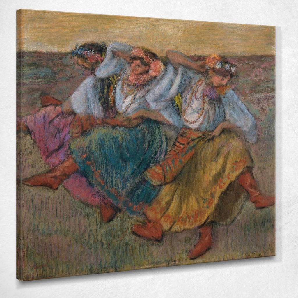 Russian Dancers Edgar Degas, edg242 ภาพพิมพ์บนผ้าใบแคนวาส