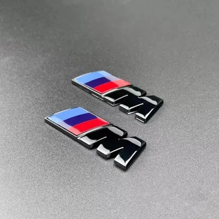 M โลโก้ Fender Emblem Badge ด้านหลังสําหรับ BMW E36 E39 E46 E60 E90 E90 F01 F10 F30 G01 G20 G21 G30 G11 F15 X5 X3 M กีฬา