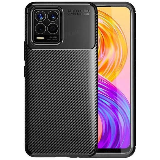 CASE REALME 8 8i 8 5G 8 PRO SOFT COVER CARBON FIBER PATTERN AUTOFOCUS SLIM FIT SHOCKPROOF - AUTO-NEW