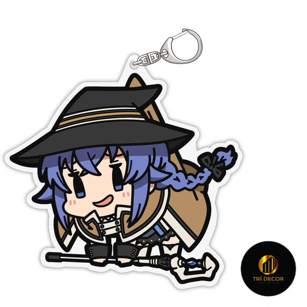 พวงกุญแจ Standee Model Mushoku Tensei: Jobless Reincarnation Rudeus Greyrat Study and Work Desk Deco