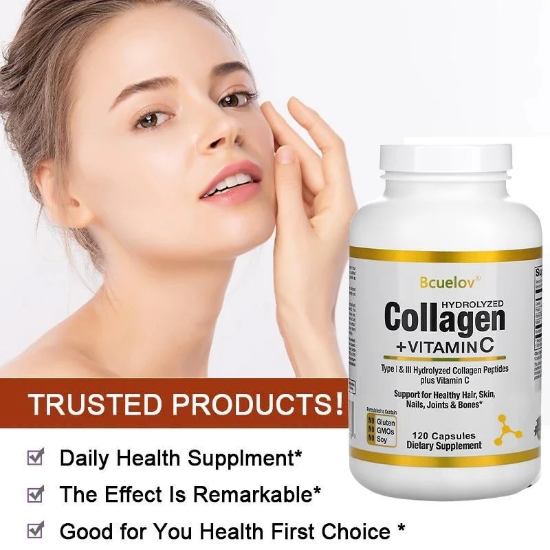 Bcuelov Hydrolyzed Collagen Peptides อาหารเสริม thumbnail 3
