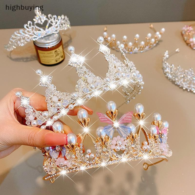 [ซื้อสูง] โรแมนติกหลากสีผีเสื้อเจ้าหญิงtiarasมงกุฎคาดศีรษะสําหรับผู้หญิงสาวแฟชั่นพรหมมงกุฎงานแต่งงานอุปกรณ์ผมใหม่สต็อก