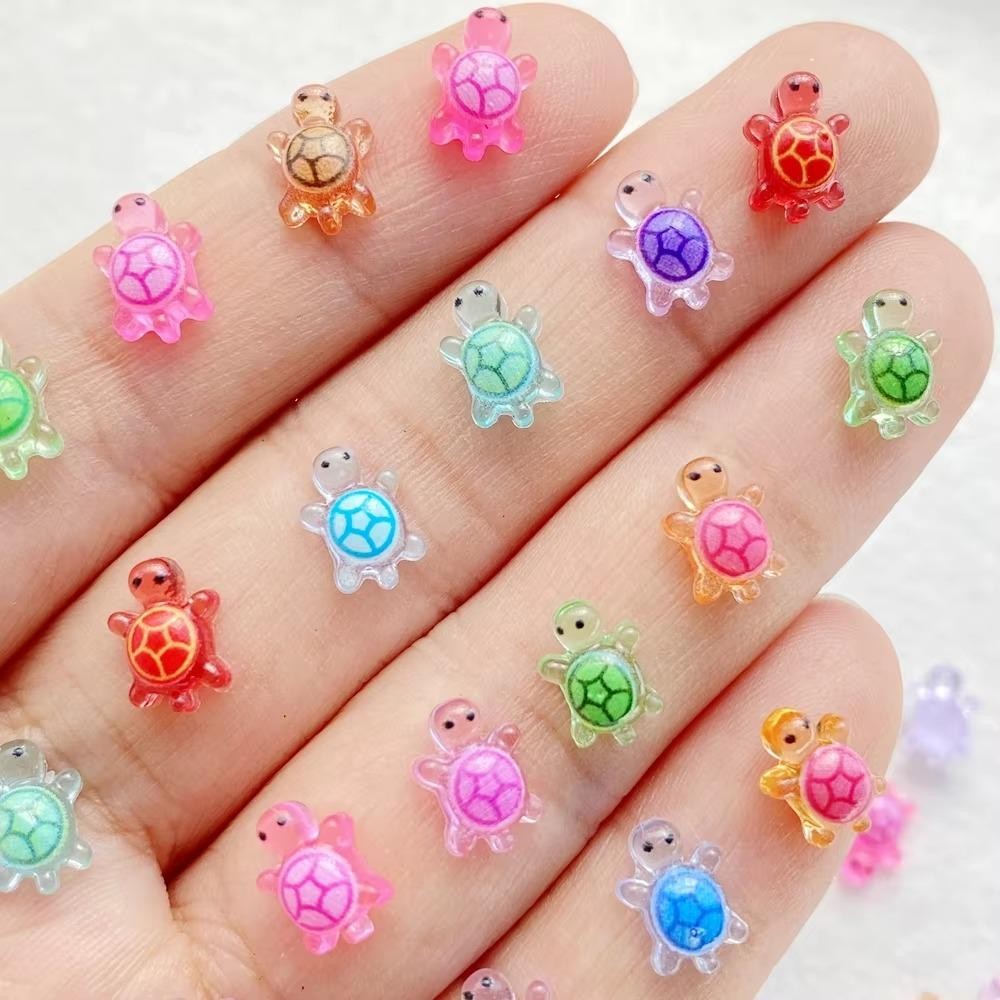 WILLUCK เรซิ่นสัตว์เรืองแสง 100 ชิ้น ทำมือ สีสันสดใส ตกแต่งสวนนางฟ้า ราคา ถูกที่สุด ดีลบีเคเค แกลเลอรีภาพที่ 8