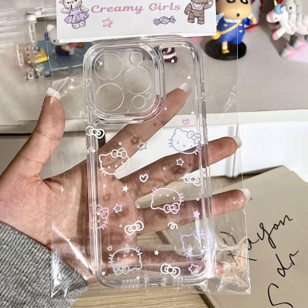 น่ารักGraffiti Hello KittyสําหรับOppo A55 A74 A97 A17 A15 A78 A9 A98 RENO 5 6 7Z 8 10 8T 4F 5F 13F 6