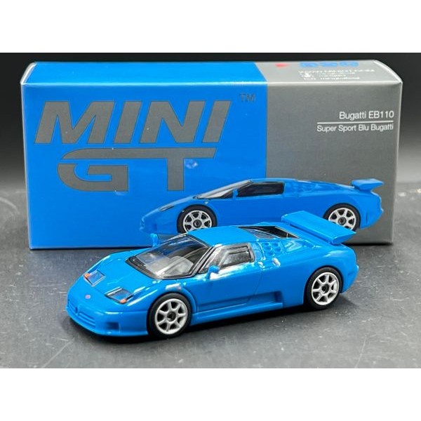 MINIGT Bugatti EB110 Super Sport  Blu  Bugatti