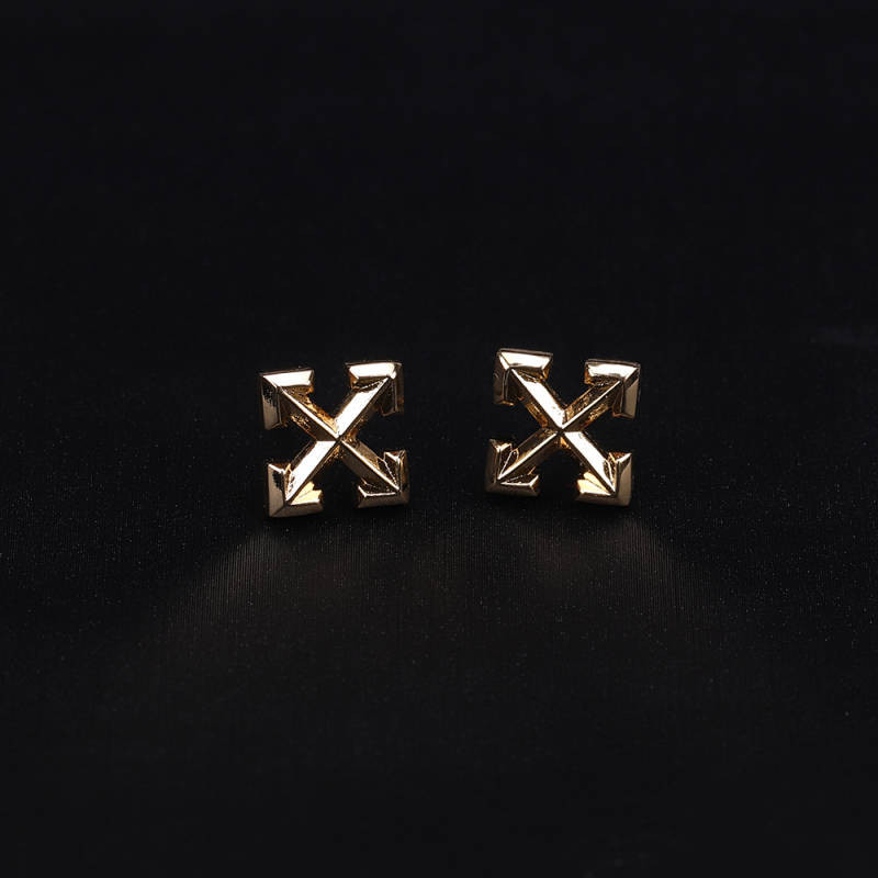 Fashion Brand Arrow Stud Earrings S925 Sterling Silver European and American Street Punk Temperament Personality Trendy Men and Women Earrings QIF9