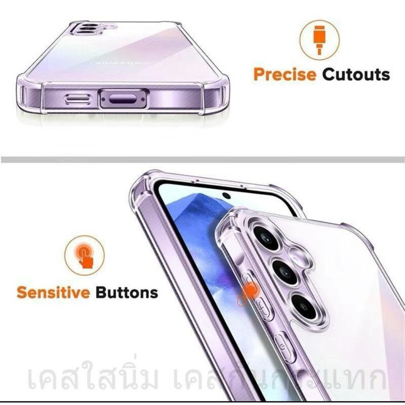 เคสใส เคสกันกระแทก เคสซิลิ โคนสำหรับ Samsung Galaxy A56 5G A36 A26 5G A06 5G A16 A55 S24FE S25 S25Plus S25Ultra A06 A35 - รูปที่ 5