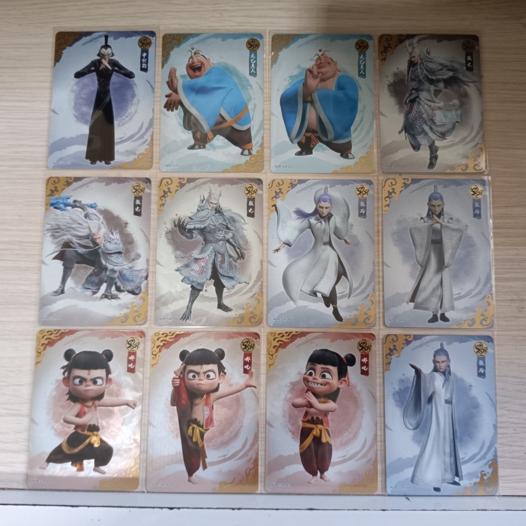 Nezha Lingyan Bag Nezha Card Magic Boy Sea Movie Collection Card Merchanded SSR ขายแยกต่างหาก