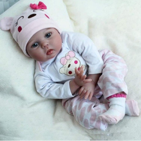 42/ 55cm Realistic Reborn Doll Reborn Doll Cloth Body Children's Pretend Play Toy