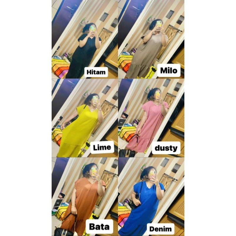 RUFFLE DASTER RUFFLE คอวี crinckle airflow