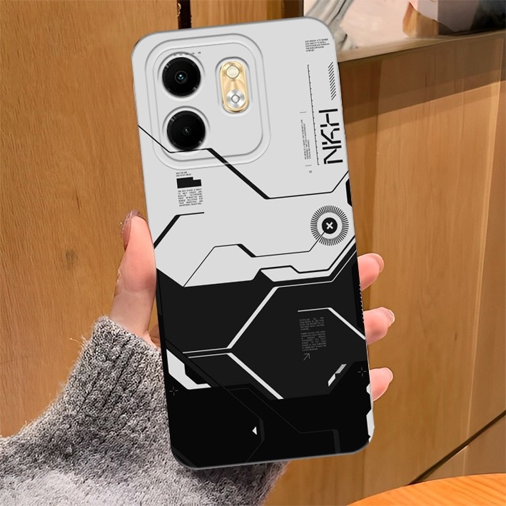 CASE HP INFINIX SMART 9 4G 2024/INFINIX HOT 50i 4G 2024 ล่าสุด Motif เคสยืดหยุ่น เคสปัจจุบัน SOFTCAS