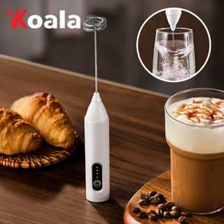 KOALA เครื่องตีไข่ชาร์จได้ USB เครื่องตีนมไฟฟ้าอเนกประสงค์คว…