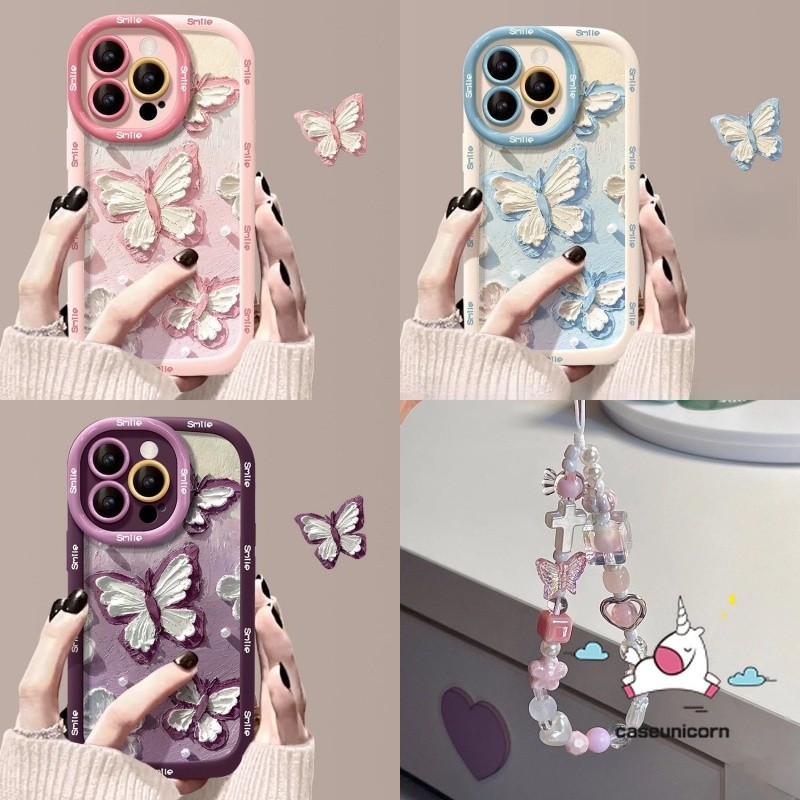 สําหรับ Infinix Smart 10 9 8 7 6 5 Plus Pop Hot 60i 50i 40i 50 30i ITEL A70 Hot 40 11 10 20 30 9 Play Tecno Spark GO 1s 20 10 Pro 20C Note 40 30 เคสดอกไม้ผีเสื้อ Pro Dreamy