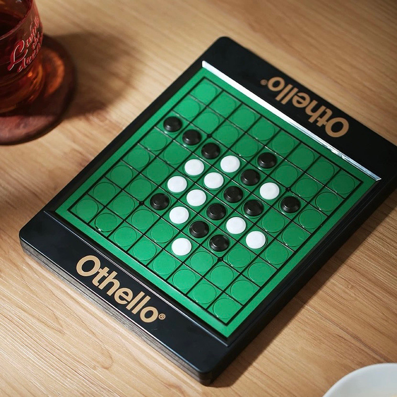 การหมุนขนาดใหญ่ Othello Family Edition Flip Chess Brain Burning Chess Puzzle Go Parent-Child Interac