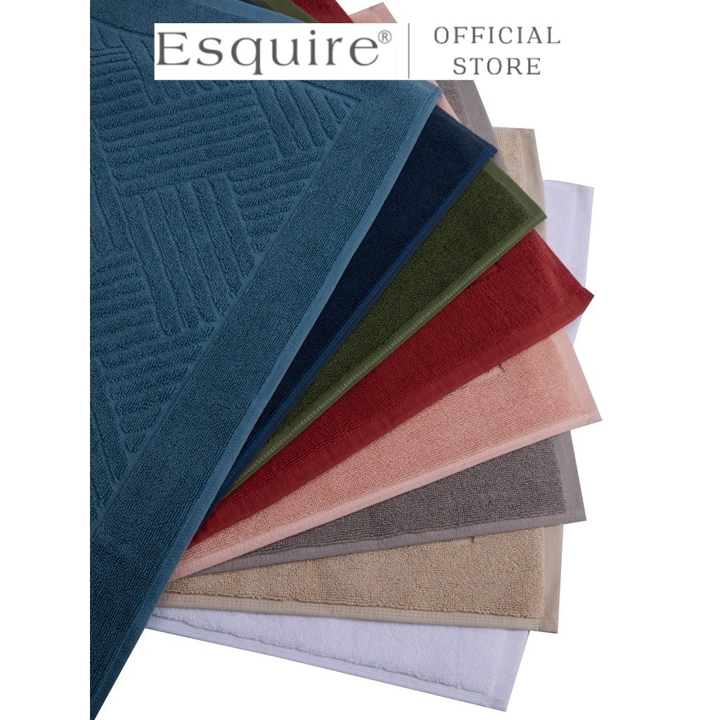 Esquire ผ้าเช็ดเท้า Avenue25 ขนาด 17x28 นิ้ว ผ้า Premium ผ้าขนหนูเกรดโรงแรม